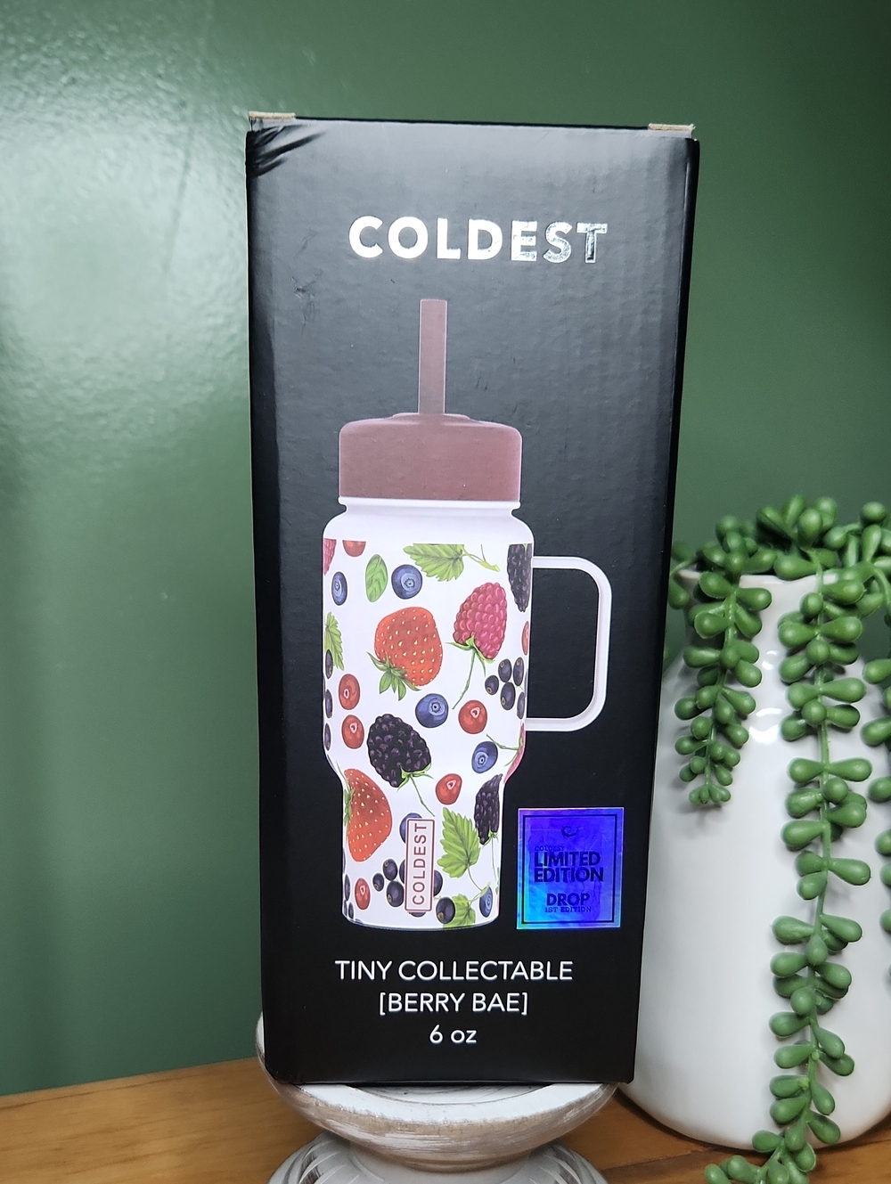 Coldest Water Bottle, 6 0z., Berry Bae, Limited Edition